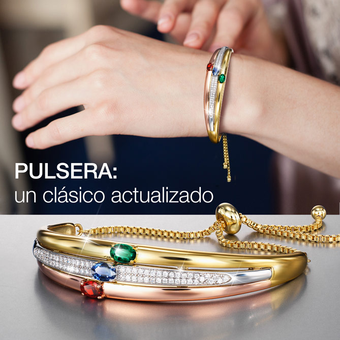 Conjunto ELEGANCIA TRICOLOR: 42 Circonitas, en diferentes tallas y tamaños