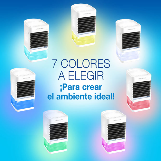 Enfriador ARCTIC AIR COLORS: POTENTE y SILENCIOSO: 4 velocidades