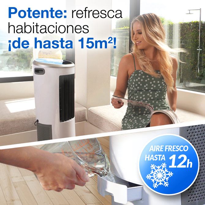 Enfriador Evaporativo INSTACHILL: Función giratoria