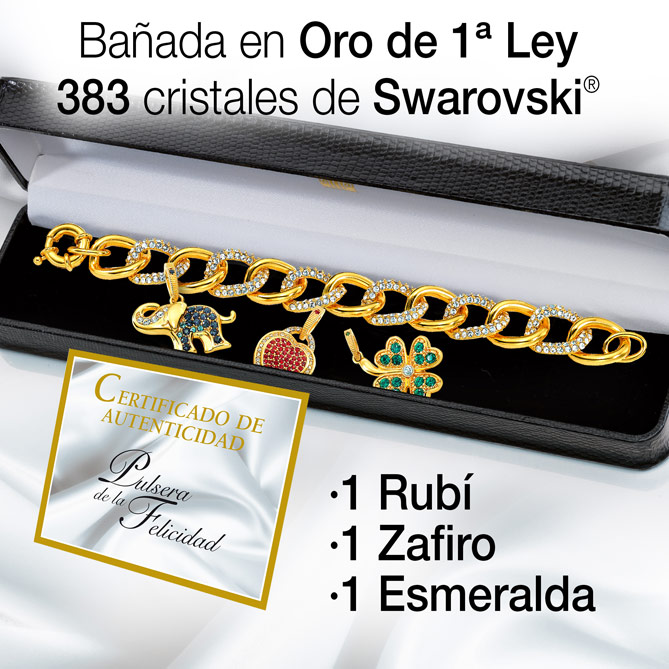 Pulsera de la Felicidad: alta bisutería