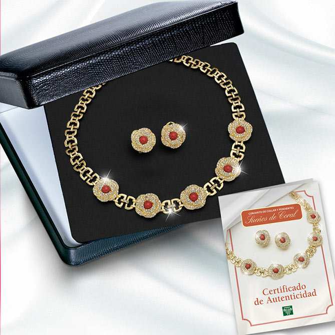 Conjunto Sueños de Coral: alta joyería